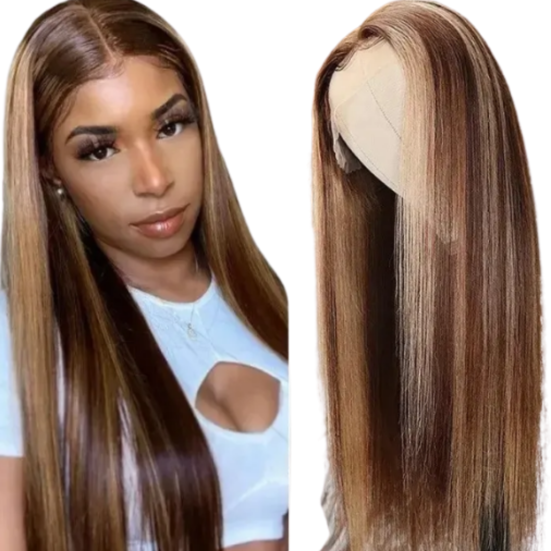 Straight 13x5x0.5 Lace T-Part Human Hair Wig With Baby Hair image 0