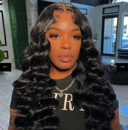 Loose Wave 210% Density 13x6 Lace  14" -  22" Lace 100% Human Hair Wig image 0