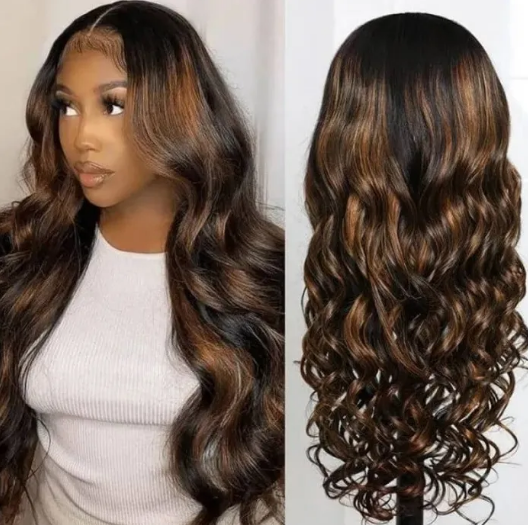 Body Wave #FB30 Color 13x6 Lace Pre Plucked with Baby Hair  Human Hair Wig image 1