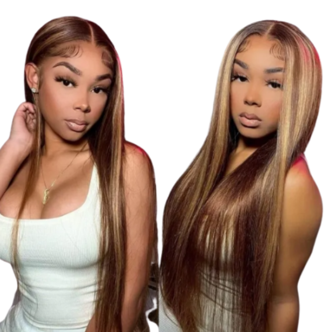 Straight 13x5x0.5 Lace T-Part Human Hair Wig With Baby Hair image 1